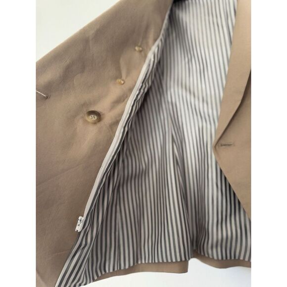 Veronica Beard | Empire Khaki Linen & Cotton Dickey Blazer | Size 2 - Picture 7 of 12